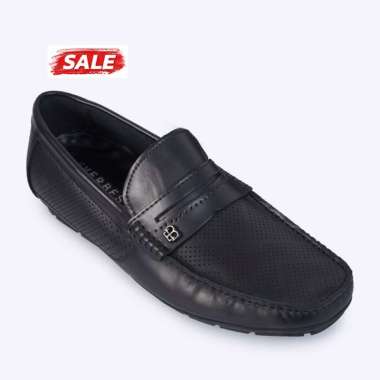 EVERBEST SEPATU LOAFER PRIA ORIGINAL SLIP ON LOAFERS PANSUS KULIT ASLI ORI BRANDED TERBARU HITAM BLA