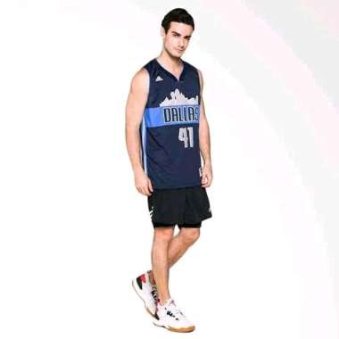 adidas Men Basketball NBA Dallas Mavericks Dirk Nowitzki Swingman Jersey Basket (AL6789)