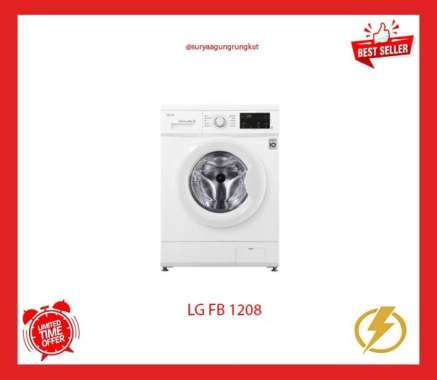 MESIN CUCI FRONT LOADING LG 8KG - FB 1208