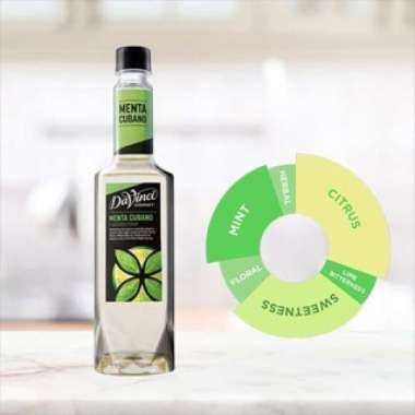 Davinci Syrup Menta Cubano 750 ml - Sirup Rasa Mint & Lime