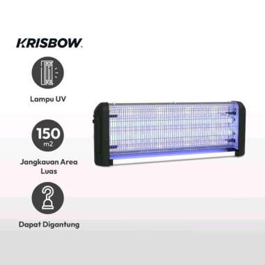 krisbow alat pembasmi serangga 2x20 watt insect killer