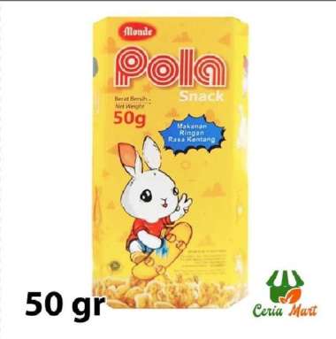 Monde Pola Snack 50 gr Biskuit Bentuk Hewan Kesukaan Anak Anak