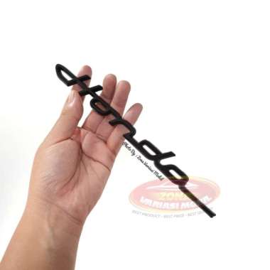 Emblem HONDA Logo Sambung Honda 3D Hitam Black Doff Berkualitas