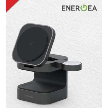 Wireless Charger Fold 3in1 Qi 0.2 Fast Charge Energea Magcube