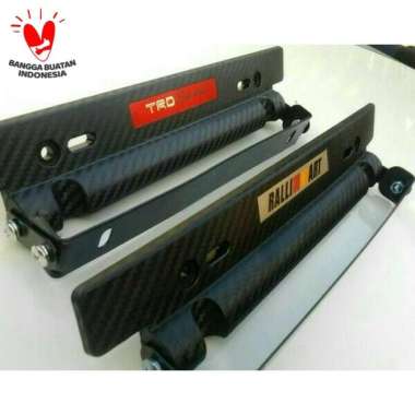 Dudukan / Tatakan / Cover Plat Nomor JDM Carbon TRD