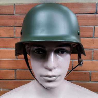 Helm M35 German Nazism WWII WW2 Alloy Tebal Sangat Hijau