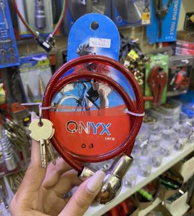 Gembok Sepeda/Motor Kunci Gembok Helm Besi Sepeda Motor Besi
