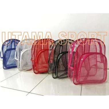 Tas Ransel Backpack Bening / Transparan CUSTOM Waterproof