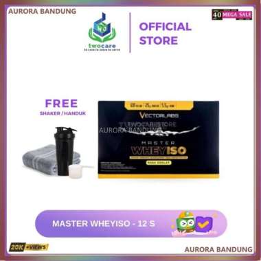 VECTORLABS MASTER WHEY ISO 12 SACHET VECTOR LABS WHEY ISOLATE PROTEIN