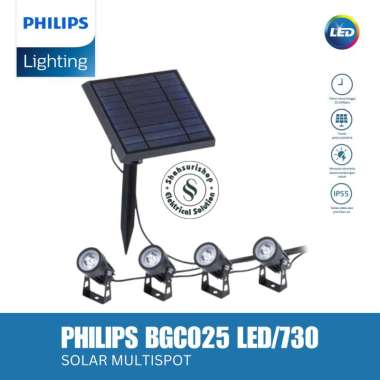 PHILIPS BGC025 LAMPU LED/730 SOLAR MULTISPOT LAMPU TAMAN TANCAP