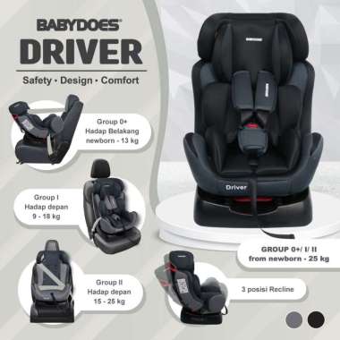 Car Seat BabyDoes Driver Grey