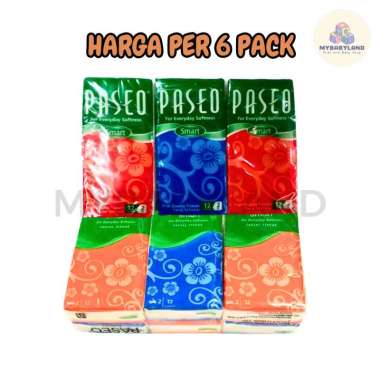 Paseo Baby Tissue Pure Soft 130 sheet 3 ply | Ultra Soft Tissue Wajah Soft Pack 100 Sheets / Tisu Pa