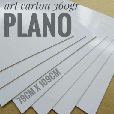 Kertas Art carton 360GSM Plano Ukuran 109x79