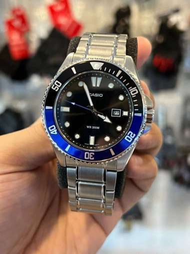 Original 100%!! Casio MDV-107D-1A2VDF Marlin Duro Diver 200m MDV-107D-1A2 MDV107 Jam Garansi Resmi c