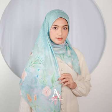 AUTHENTISM ID UTOPIA BLISS SERIES SCARF ORIGINAL KERUDUNG SEGI EMPAT SHEEN VOAL ULTRAFINE LASERCUT T