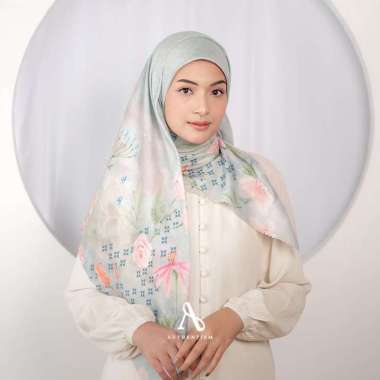 AUTHENTISM ID UTOPIA BLISS SERIES SCARF ORIGINAL KERUDUNG SEGI EMPAT SHEEN VOAL ULTRAFINE LASERCUT T