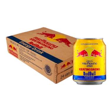 Kratingdaeng Red bull energy drink 1 dus/ karton isi 4pak x6 kaleng
