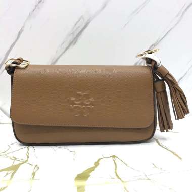 Tory Burch Thea Flap Shoulder Bag in Moose