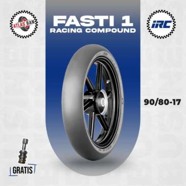 Ban Tubles Motor Slick Racing Compound IRC FASTI 1 90/80 Ring 17