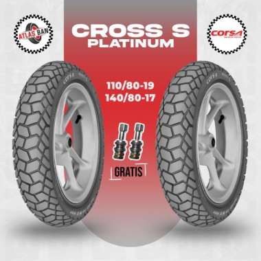 Paket Ban Motor Adventure CORSA CROSS S 110/80-19 + 140/80-17