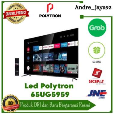 Led Tv 4K Ultra HD Gooogle TV 65 Inch Smart Cinemax Polytron 65UG5959