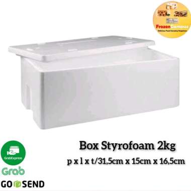 Box Styrofoam Kotak Sterofoam Variasi Ukuran/Styrofoam Box Makanan Styrofoam 2kg