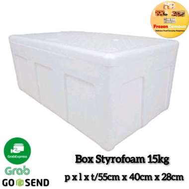 Box Styrofoam Kotak Sterofoam Variasi Ukuran/Styrofoam Box Makanan Styrofoam 15kg