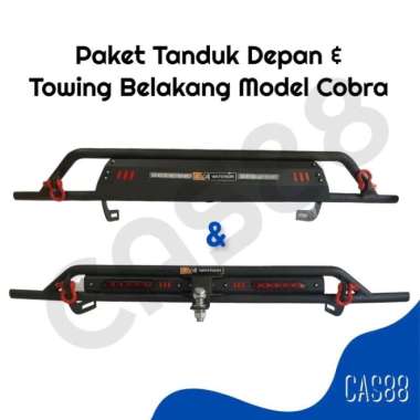 Paket Tanduk Depan & Towing Belakang Model Cobra Avanza 2022 Terbaik