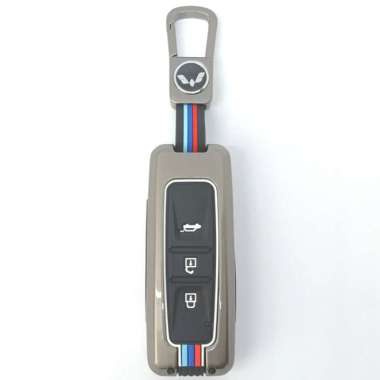 Key Cover Sarung Kunci Wuling Almaz Cortez Smart Key Logo Wuling