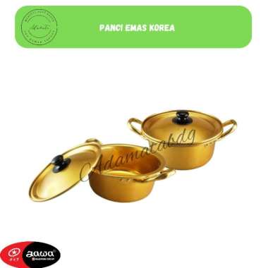 Panci Emas Panci Ramen Ramyeon Korea+ Tutup 18 cm