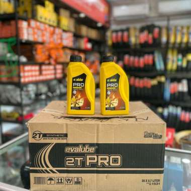 OLI EVALUBE 2 T KUNING…700ML ..PRO SYNTHETIC.. 1 DUS = 20 BTL