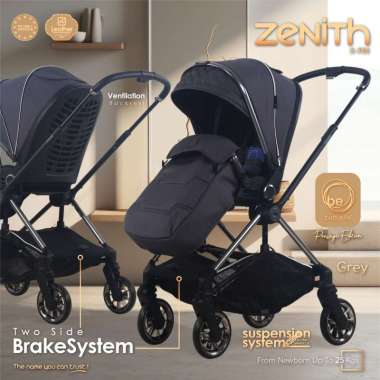 Stroller Babyelle ZENITH S988 baby elle PRESTIGE EDITION kereta bayi reversible bisa hadap ibu GREY