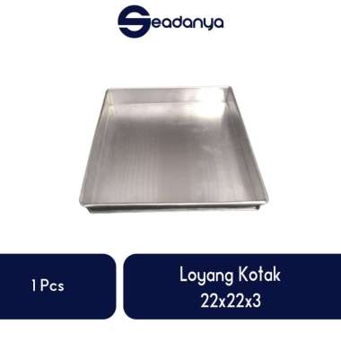 Loyang Kotak 22x22x3-Loyang /Loyang Terbaru/Loyang/Loyang Ukuran 22x22x3/Loyang Terlaris/Loyang Term