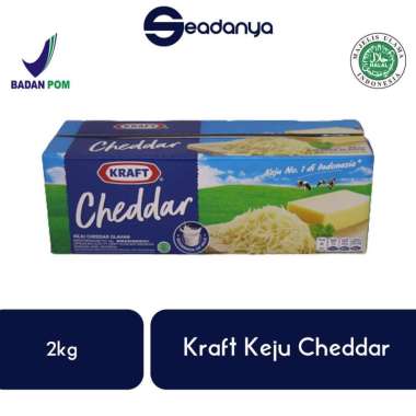Promo Harga Kraft Cheese Cheddar 2000 gr - Blibli