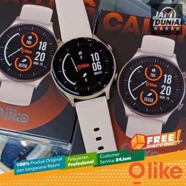 JAM TANGAN OLIKE SMARTWATCH WANITA FW2 BLUETOOTH CALL CHAMPAGNE GOLD FW2 JAM TANGAN DIGITAL WANITA J