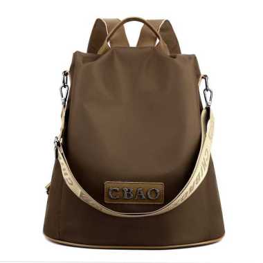 Tas Ransel Wanita Chibao CB 5701 Kombi Kulit Asli CB 5701 Kulit Cokelat