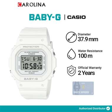 Casio Baby-G BGD 565U 7JF Bianco Donna Orologio Digitale Stop Giorno