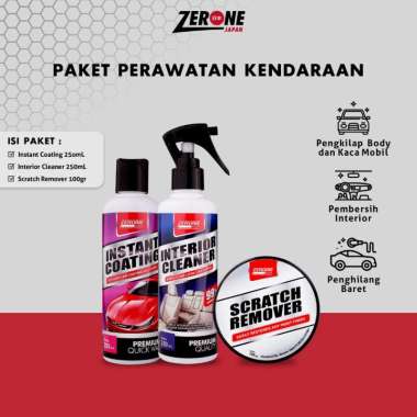 Zerone Semi Nano Coating Interior Cleaner Penghilang Baret Instant Coating