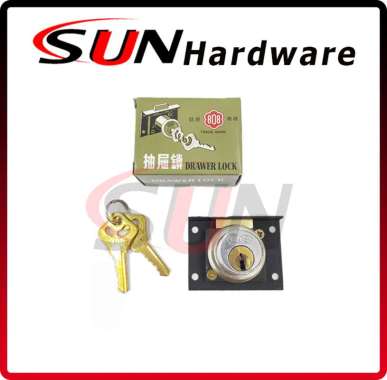 Kunci Laci 808 Original Asli Lemari Kayu Alumunium Drawer Lock