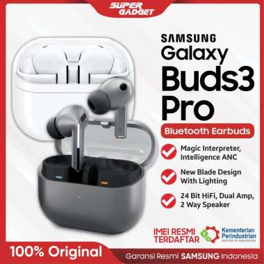 Samsung Galaxy Buds 3 Pro Wireless Earphone Headset Bluetooth TWS Buds3 White