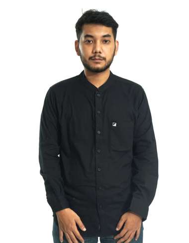Elzatta Baju Atasan Kemeja Koko Pria Dewasa Lebaran 2024 Terbaru Bahan Katun Premium Polos Azzam Shi