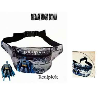 Tas Selempang WaistBag Anak Laki karakter Batman