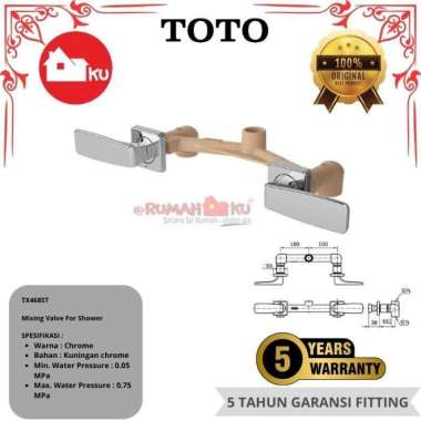 Kran Shower Tanam TOTO TX468ST Mixing Valve for Shower