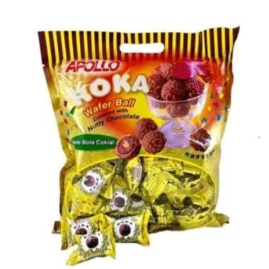Apollo Roka chocolate Wafer Ball isi 50pcs isi 50pcs