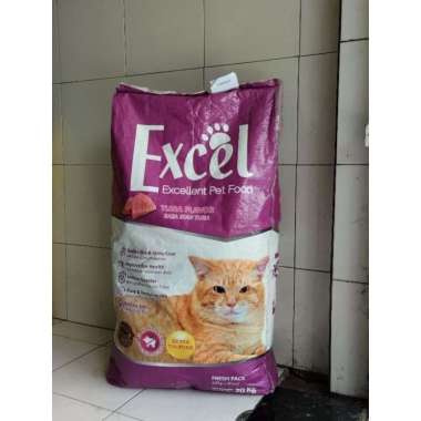 1 SAK ZAK 20kg Excel pakan kucing ungu pink orange japfa 1 Karung Cat Food Dry Food Comfeed Japfa EX