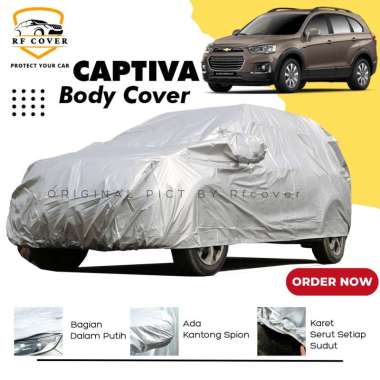 VERISH CAPTIVA Body Cover mobil captiva Sarung Mobil Chevrolet Captiva Polyesther mantel penutup mob
