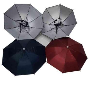 Payung Topi / Topi Payung / Payung Kepala Diameter 50 cm