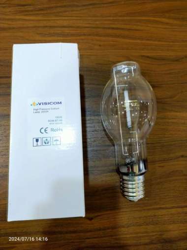 Lampu Son-H 100W Clear Glass Bt90 E40 Visicom ( Dengan Ignitor Didalam )