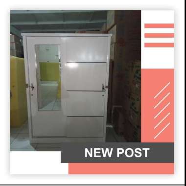 LEMARI KAYU 2 PINTU CAT DUCO