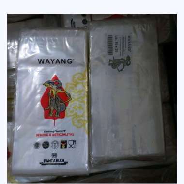 Plastik WAYANG PP 10x20 Bening Tebal